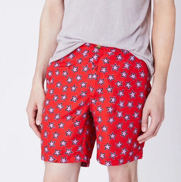 Onia Other - Onia Ratti Print Calder 7.5" Swim Trunks